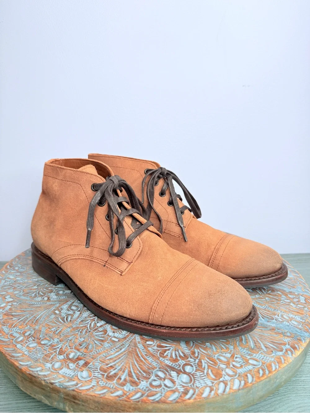 Like New! Thursday Boot Company Cadet Suede Tan Boots Men’s Size 8